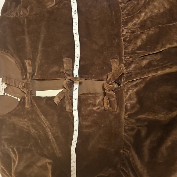 Brown Velvet Woman's Dress - Picture 3 of 8